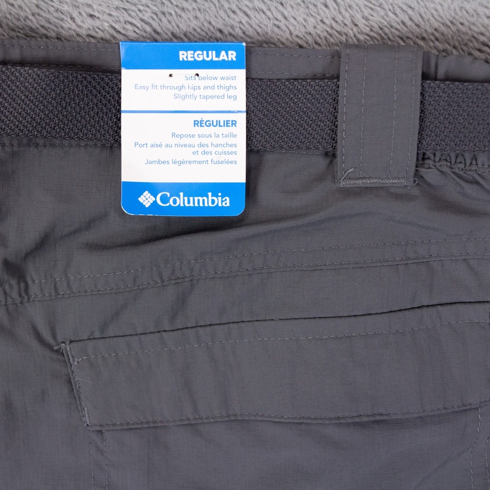 NWT Columbia Kestrel Trail Convertible Pants Mens 34x34 Grey Nylon UPF 50 - Picture 10 of 15